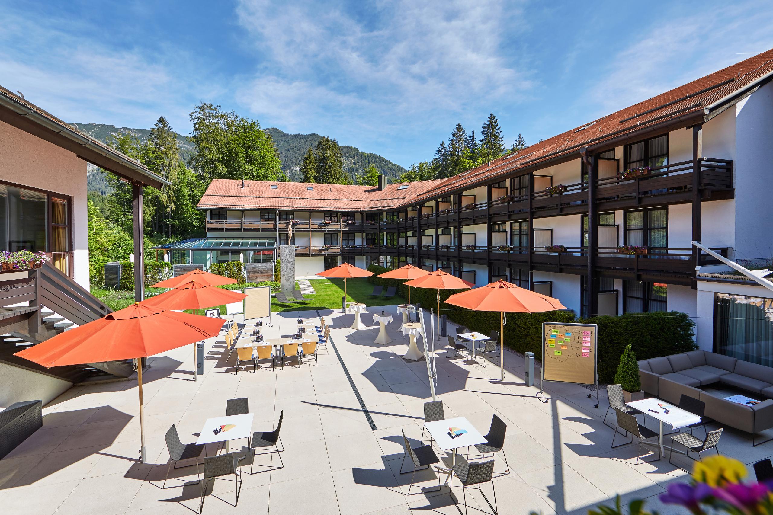 Hotel Am Badersee Grainau Bagian luar foto