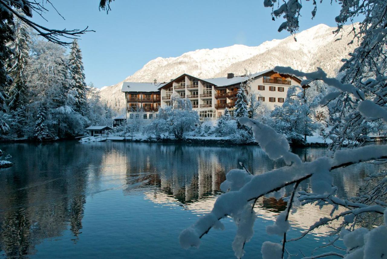 Hotel Am Badersee Grainau Bagian luar foto